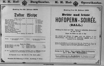 Theaterzettel (Oper und Burgtheater in Wien) 18780223 Seite: 5