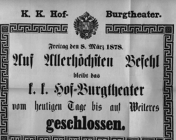 Theaterzettel (Oper und Burgtheater in Wien) 18780408 Seite: 2
