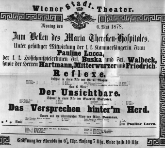 Theaterzettel (Oper und Burgtheater in Wien) 18780506 Seite: 2