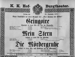Theaterzettel (Oper und Burgtheater in Wien) 18790926 Seite: 2