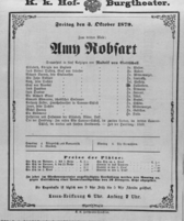 Theaterzettel (Oper und Burgtheater in Wien) 18791003 Seite: 1