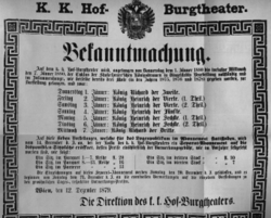 Theaterzettel (Oper und Burgtheater in Wien) 18791212 Seite: 5