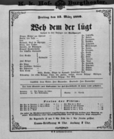Theaterzettel (Oper und Burgtheater in Wien) 18800312 Seite: 1