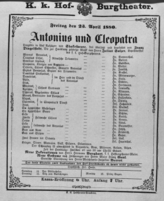 Theaterzettel (Oper und Burgtheater in Wien) 18800423 Seite: 1