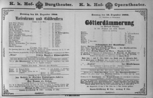 Theaterzettel (Oper und Burgtheater in Wien) 18801219 Seite: 1