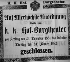 Theaterzettel (Oper und Burgtheater in Wien) 18811223 Seite: 2