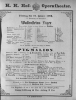 Theaterzettel (Oper und Burgtheater in Wien) 18820117 Seite: 1