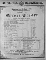 Theaterzettel (Oper und Burgtheater in Wien) 18820617 Seite: 1