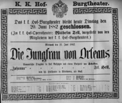 Theaterzettel (Oper und Burgtheater in Wien) 18820620 Seite: 2