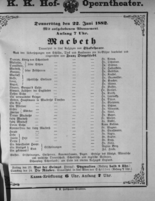 Theaterzettel (Oper und Burgtheater in Wien) 18820622 Seite: 2