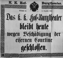 Theaterzettel (Oper und Burgtheater in Wien) 18821206 Seite: 1