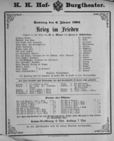 Theaterzettel (Oper und Burgtheater in Wien) 18830106 Seite: 2