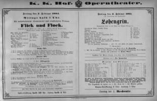 Theaterzettel (Oper und Burgtheater in Wien) 18830202 Seite: 2