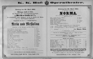 Theaterzettel (Oper und Burgtheater in Wien) 18830422 Seite: 2