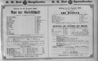 Theaterzettel (Oper und Burgtheater in Wien) 18831214 Seite: 2