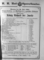 Theaterzettel (Oper und Burgtheater in Wien) 18840616 Seite: 3