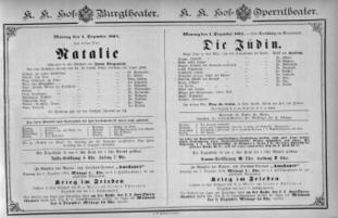 Theaterzettel (Oper und Burgtheater in Wien) 18841201 Seite: 2