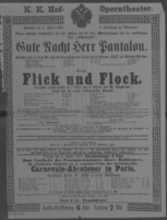 Theaterzettel (Oper und Burgtheater in Wien) 18850103 Seite: 2