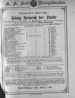 Theaterzettel (Oper und Burgtheater in Wien) 18850106 Seite: 2