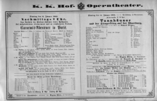 Theaterzettel (Oper und Burgtheater in Wien) 18850106 Seite: 3