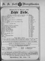 Theaterzettel (Oper und Burgtheater in Wien) 18851115 Seite: 2