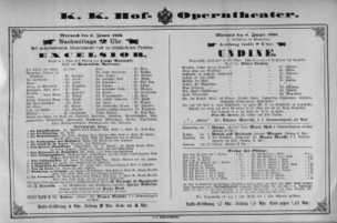 Theaterzettel (Oper und Burgtheater in Wien) 18860106 Seite: 2