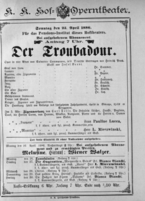 Theaterzettel (Oper und Burgtheater in Wien) 18860425 Seite: 1