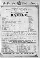 Theaterzettel (Oper und Burgtheater in Wien) 18870403 Seite: 1