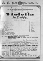 Theaterzettel (Oper und Burgtheater in Wien) 18870410 Seite: 1