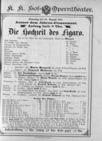 Theaterzettel (Oper und Burgtheater in Wien) 18870821 Seite: 1