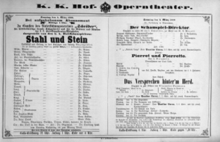 Theaterzettel (Oper und Burgtheater in Wien) 18880304 Seite: 2