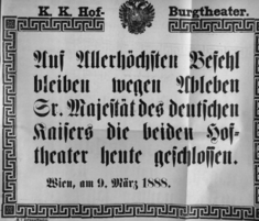 Theaterzettel (Oper und Burgtheater in Wien) 18880309 Seite: 2