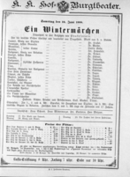 Theaterzettel (Oper und Burgtheater in Wien) 18880616 Seite: 1