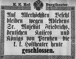 Theaterzettel (Oper und Burgtheater in Wien) 18880630 Seite: 3