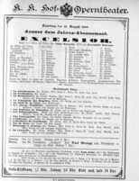 Theaterzettel (Oper und Burgtheater in Wien) 18880818 Seite: 1