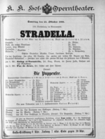 Theaterzettel (Oper und Burgtheater in Wien) 18881013 Seite: 1