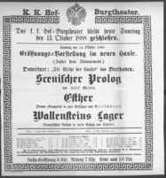 Theaterzettel (Oper und Burgtheater in Wien) 18881013 Seite: 2