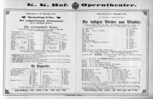 Theaterzettel (Oper und Burgtheater in Wien) 18881115 Seite: 2