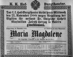 Theaterzettel (Oper und Burgtheater in Wien) 18881121 Seite: 2