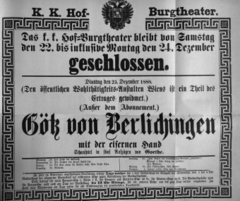 Theaterzettel (Oper und Burgtheater in Wien) 18881222 Seite: 2