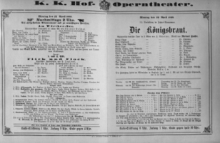 Theaterzettel (Oper und Burgtheater in Wien) 18890422 Seite: 2