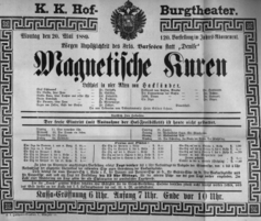 Theaterzettel (Oper und Burgtheater in Wien) 18890520 Seite: 2