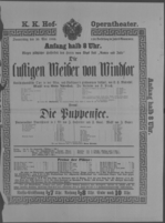 Theaterzettel (Oper und Burgtheater in Wien) 18890530 Seite: 2