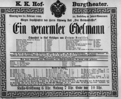 Theaterzettel (Oper und Burgtheater in Wien) 18900224 Seite: 2