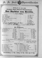 Theaterzettel (Oper und Burgtheater in Wien) 18900725 Seite: 1