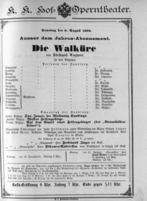 Theaterzettel (Oper und Burgtheater in Wien) 18900809 Seite: 1