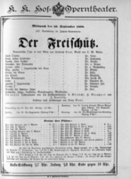 Theaterzettel (Oper und Burgtheater in Wien) 18900910 Seite: 1