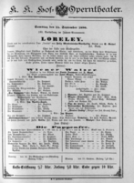 Theaterzettel (Oper und Burgtheater in Wien) 18900913 Seite: 1