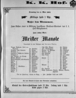 Theaterzettel (Oper und Burgtheater in Wien) 18910503 Seite: 2