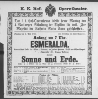 Theaterzettel (Oper und Burgtheater in Wien) 18910504 Seite: 2